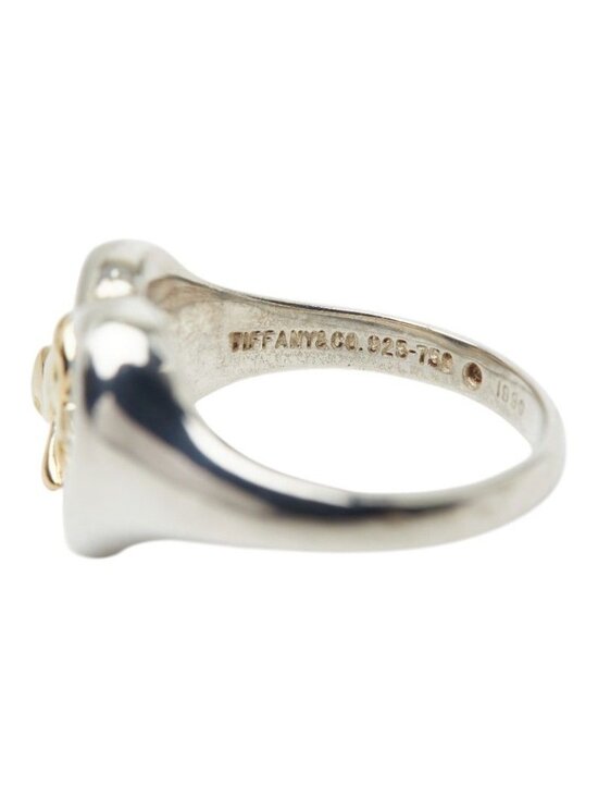 Tiffany & Co. Ribbon Heart Ring, 18K Yellow Gold, Women Tiffany & Co Heart Ribbon Ring Yellow Gold